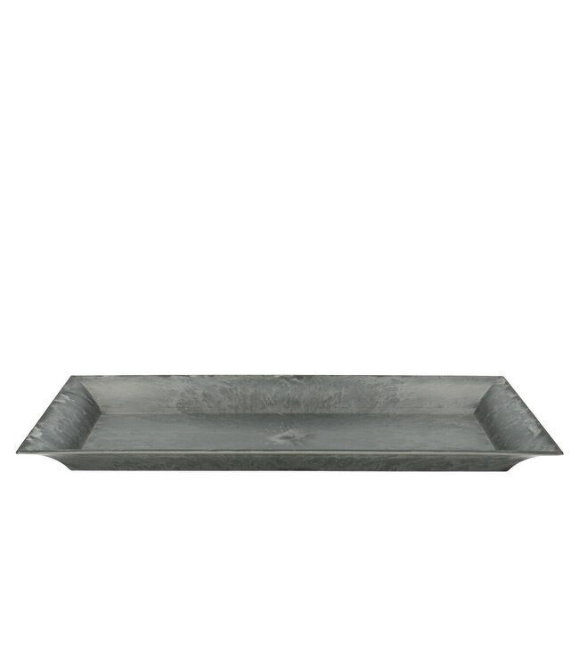 Grey plastic melamine bowl plate | Size 36 x 17 x 2.5 centimetres | Available to order per 18 pieces