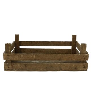 4A Caisse à pommes de terre en bois naturel | Dimensions 60 x 40 x 20 centimètres | Par 2 pièces