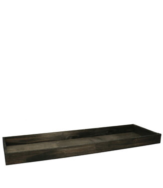 4A Plateau en bois brun foncé | Dimensions 60 x 20 x 4 centimètres | Par lot de 4 pièces