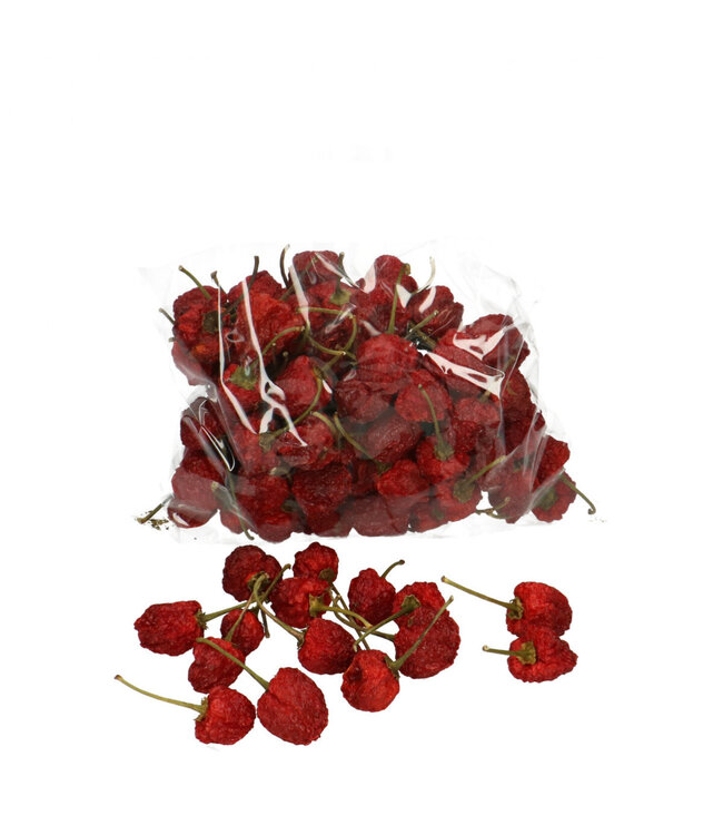 Red dried small chilli peppers | Weight 200 grams per bag | Available to order per 5 bags