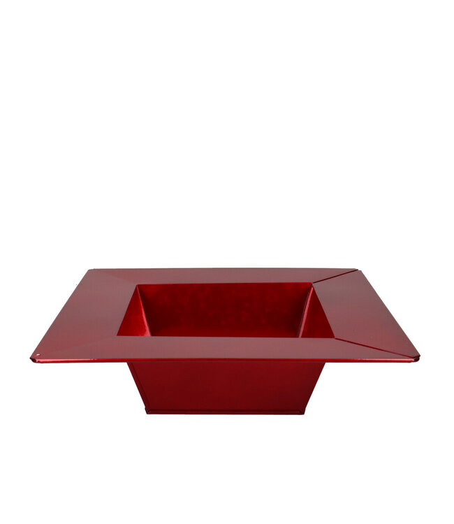 Échelle en zinc rouge | Dimensions 15 x 25 x 7 centimètres | À commander par 10 pièces