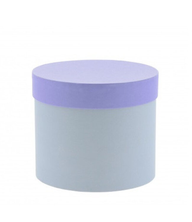 Lilac cardboard bouquet holder Hatbox | Size 15 x 13 centimetres | Available to order in sets of 6