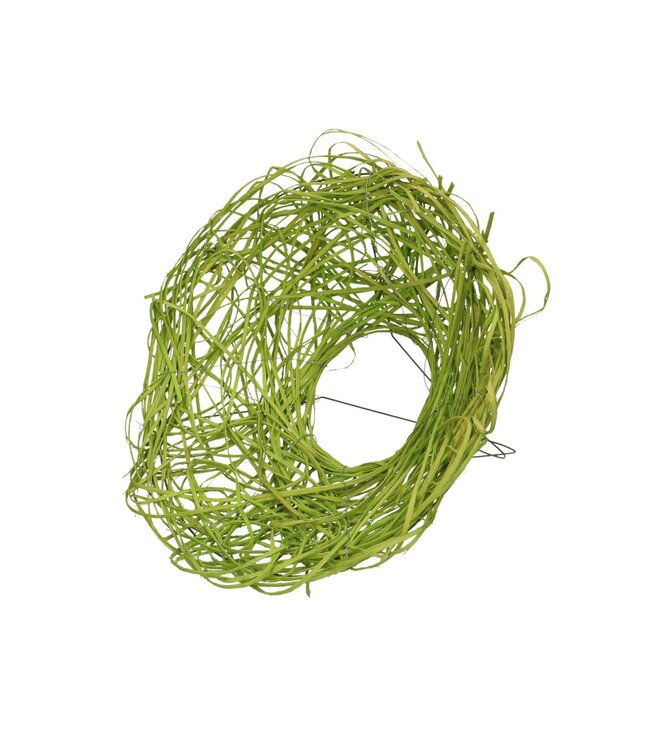 Porte-bouquet vert pomme Woody | Diamètre 25 centimètres | Commande par 10 pièces