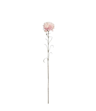 4A Œillet Rose Artificiel | Fleurs artificielles Dianthus | Longueur 66 centimètres | Par 12 pièces
