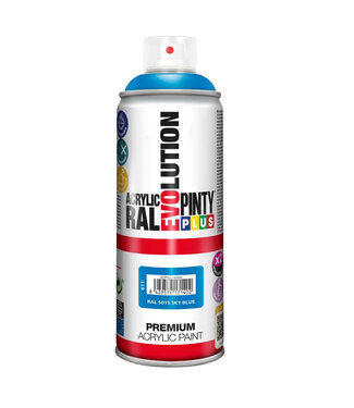 4A Aérosol acrylique bleu clair Soft Blue | Evolution Colorspray | Contenu 400 millilitres | Par pièce