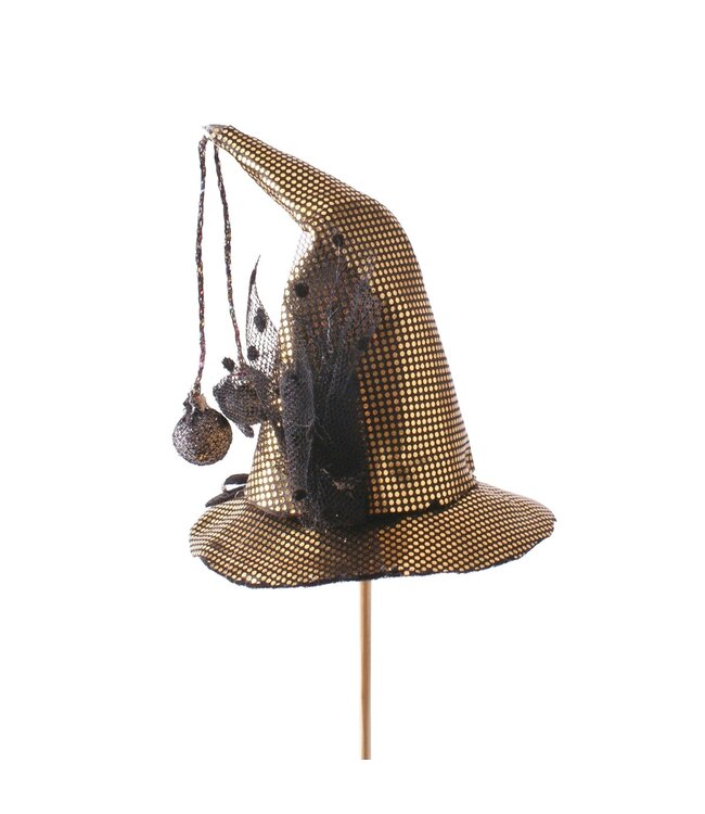 Halloween Hexenhut Einstecker | Länge 50 Zentimeter | Durchmesser 13 Zentimeter | Pro 25 Stück zu bestellen