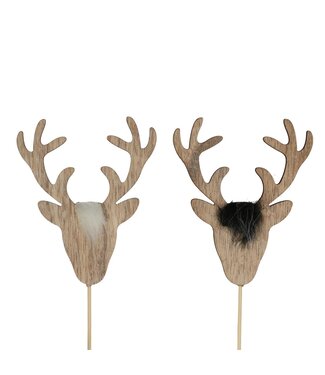 4A Mixed colour pick reindeer Sven | Length 50 centimetres | Diameter 8 centimetres | Per 25 pieces