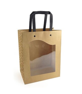 4A Sacs bruns Épicerie fine | Dimensions 8 x 11 x 14 centimètres | Par 10 pièces