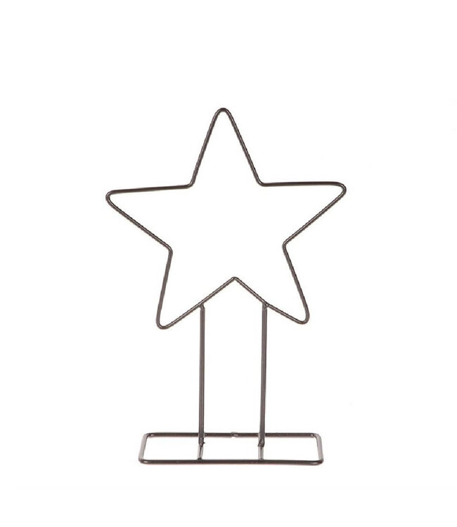 Étoile de Noël noire déco | Diamètre 30 centimètres | Hauteur 40 centimètres | Commande par 12 pièces