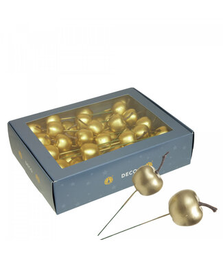 4A Goldfarbener Apfelstecker | Durchmesser 25 - 30 Millimeter | Pro 48 Stück