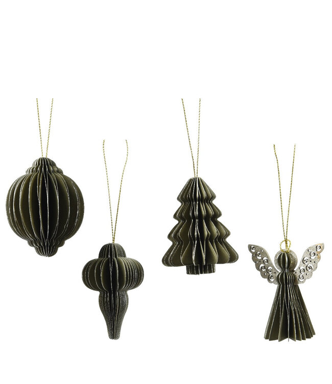 Figurine de Noël 3D à suspendre | Diamètre 60 millimètres | Commande par 12 pièces