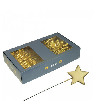 4A Goldfarbener Stern-Picker | Durchmesser 40 Millimeter | Pro 60 Stück
