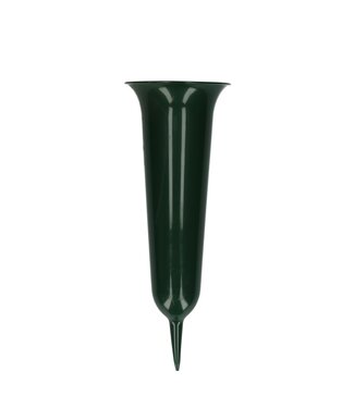 4A Vase funéraire vert foncé | Dimensions 14 x 37 centimètres | Par 5 pièces