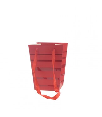 4A Sacs rouges Ellen | Dimensions 15 x 11 x 20 centimètres | Par 10 pièces