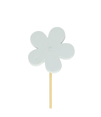 4A Piquet naturel fleur blanche | Longueur 50 centimètres | Diamètre 7 centimètres | Par 25 pièces