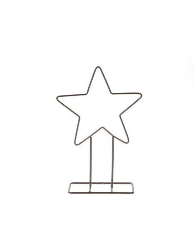 Black Christmas star decoration | Diameter 21 centimetres | Height 30 centimetres | Available to order in sets of 12