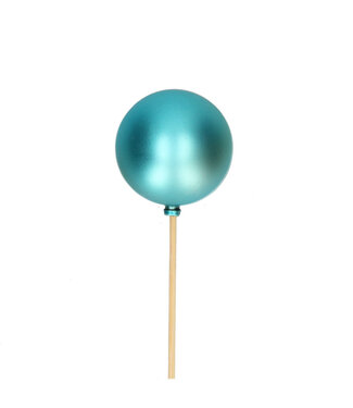 4A Blauer Weihnachtskugel-Stecker | Länge 50 Zentimeter | Durchmesser 6 Zentimeter | Pro 25 Stück