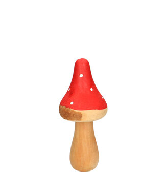 4A Pixie champignon rouge | Diamètre 7,5 centimètres | Hauteur 15,5 centimètres | Par 6 pièces