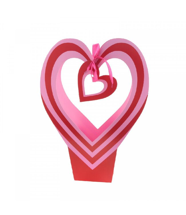 Sac rose rouge Your Love | Dimensions 31 x 41 x 42 centimètres | Commande par 10 pièces