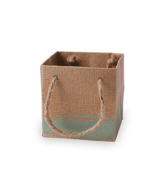 4A Green bags Kirsten | Dimensions 10 x 10 x 10 centimetres | Per 10 pieces