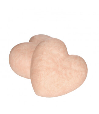 4A Rose cœur parfumé rose clair | Dimensions 4,5 x 2 centimètres | Par 18 pièces