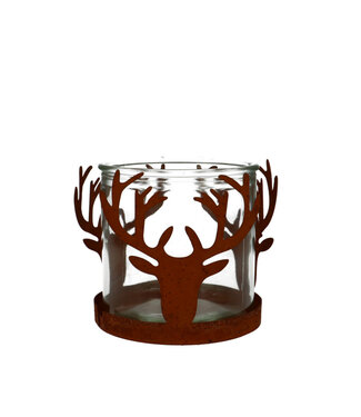 4A Christmas tealight reindeer | Diameter 10 centimetres | Height 10 centimetres | Per set of 6