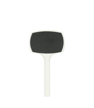 4A Natural white tag with stitching straight | Length 25 centimetres | Per 50 pieces