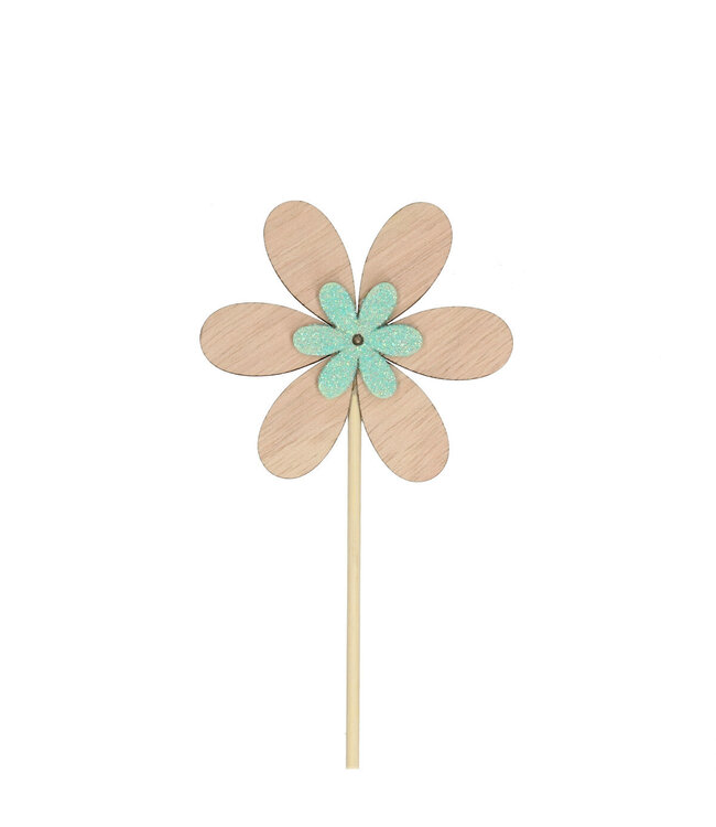 Pique-fleur bleu | Longueur 50 centimètres | Diamètre 7 centimètres | Commande par 25 pièces