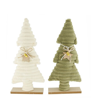 4A Décoration de sapin de Noël couleurs mélangées | Diamètre 18 centimètres | Hauteur 38,5 centimètres | Par 12 pièces