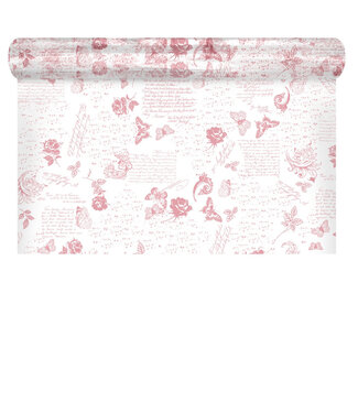 4A Pink film on roll Romance | Width 80 centimetres | Length 100 metres | Per piece