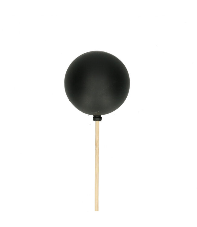 Mattschwarze Weihnachtskugel mit Stecker | Länge 50 Zentimeter | Durchmesser 6 Zentimeter | In 25er-Packs bestellbar