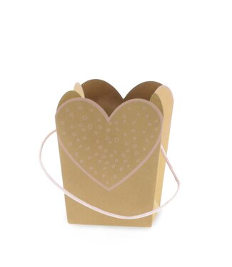 4A Pink bags Love collection | Size 12 x 9.5 x 15 centimetres | Per 10 pieces