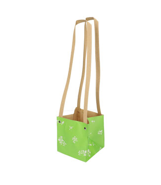 4A Sacs verts Romantic | Dimensions 10,5 x 10,5 x 11,5 centimètres | Par 20 pièces