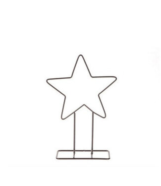 4A Black Christmas star decoration | Diameter 21 centimetres | Height 30 centimetres | Per 6 pieces