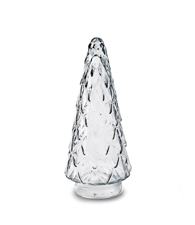 Transparent Christmas Nobilis tree decoration | Diameter 9 centimetres | Height 23 centimetres | Available to order per 12 pieces