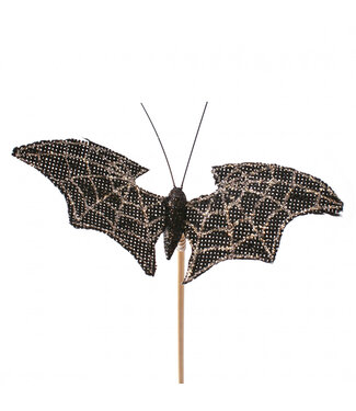 4A Halloween-Dekoration Fledermaus | Länge 50 Zentimeter | Breite 12 Zentimeter | Pro 25 Stück