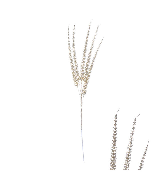 Branche de Noël couleur champagne earhead | Longueur 95 centimètres | Commande par 12 pièces