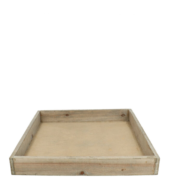 Hout Tray 30*30*4cm ( x 4 )