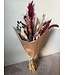 Bouquet of dried flowers Andina | Purple - Bordeaux red dried flowers | Length ± 50 centimetres | Available per bouquet