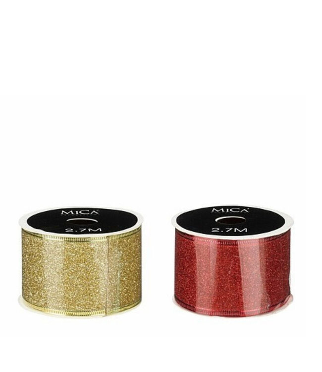 Ruban à paillettes de couleurs mélangées | Largeur 50 millimètres | Longueur 2,7 mètres | À commander par 20 pièces