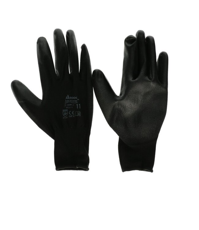 Black PU Glove | Size M (8) | Available to order per 12 pieces