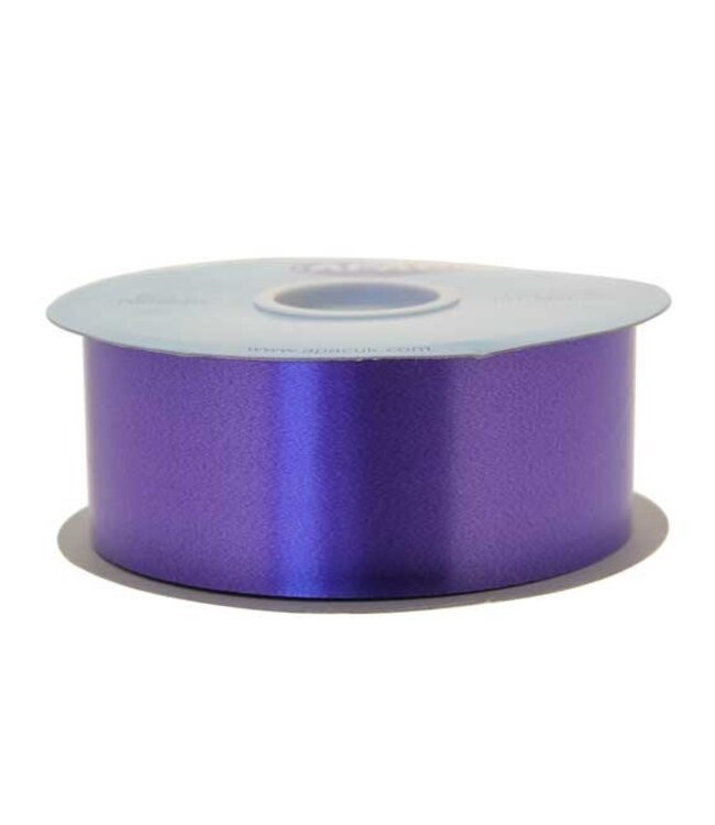 Ruban Satin Poly Violet | Largeur 50 millimètres | Longueur 91 mètres | À l'unité