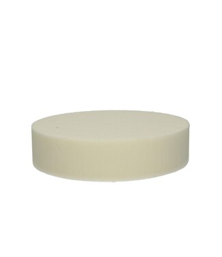 4A Gâteau en mousse florale ivoire Oasis | Diamètre 20 centimètres | Hauteur 5 centimètres | Par 2 pièces