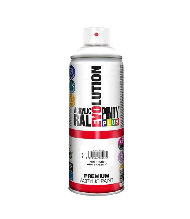 Peinture en spray blanche naturelle Soft White | Spring Pro Florist deco spray | Contenu 400 millilitres | À commander à l'unité