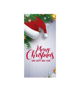 4A White with Pink Card “Christmas” | Length 4 centimetres | Width 10 centimetres | Per 20 pieces