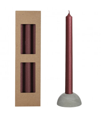 4A Bordeaux Red Candle Bliss | diameter 2.2 centimetres | Length 25 centimetres | Set of 3 pieces