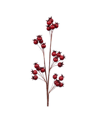 4A Dark Red Branch with Berries | Length 46 centimetres | Per 3 pieces