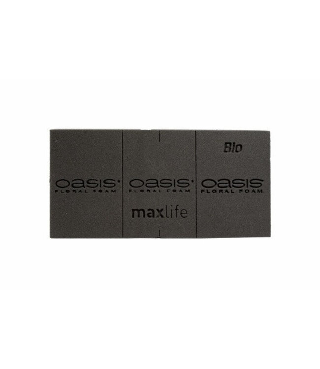 Black Oasis floral foam Bio Floral brick | Length 23 centimetres | Width 11 centimetres | Height 8 centimetres | Available to order in quantities of 20 pieces