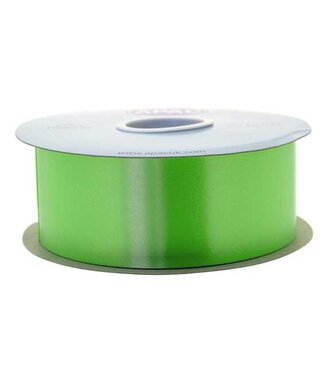 4A Ruban Satin Poly Vert Pomme | Largeur 50 millimètres | Longueur 91 mètres | Par pièce