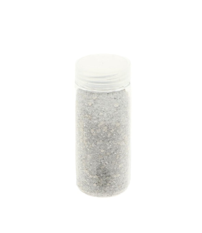 Silver-coloured Deco Glass Garnishing | Diameter 1 - 2 millimetres | Content 500 millilitres | Available per piece